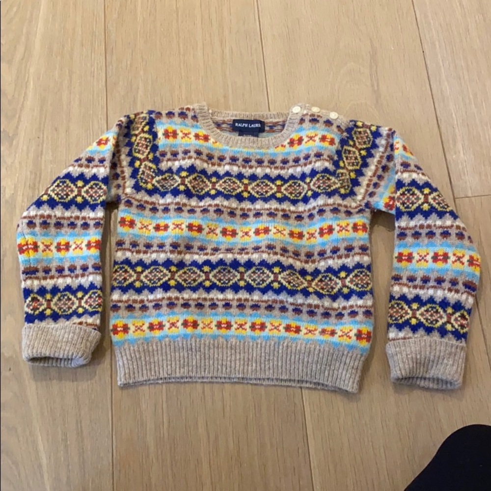 Ralph Lauren Wool Fair Isle Sweater 3T